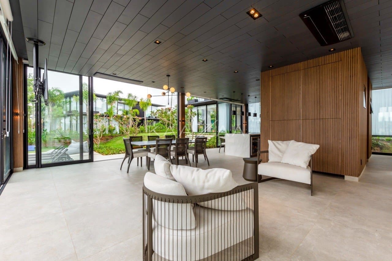 Puro charme e elegância. Casa espetacular em frente ao lago na Fazenda Boa Vista. - Foto 18