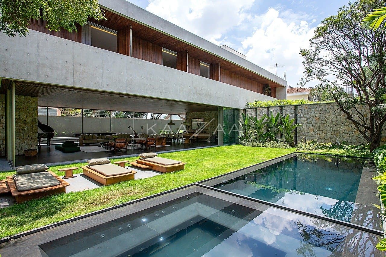 Contemporânea e toda mobiliada: casa com ambientes livres e jardim magnífico em rua fechada em Alto de Pinheiros. - Foto 20