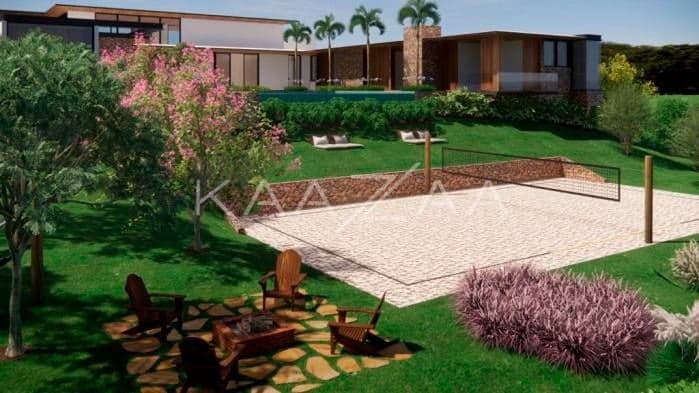 Um projeto de casa de campo feito para limpar a vista e se inspirar. No condomínio Quinta da Baroneza. - Foto 28