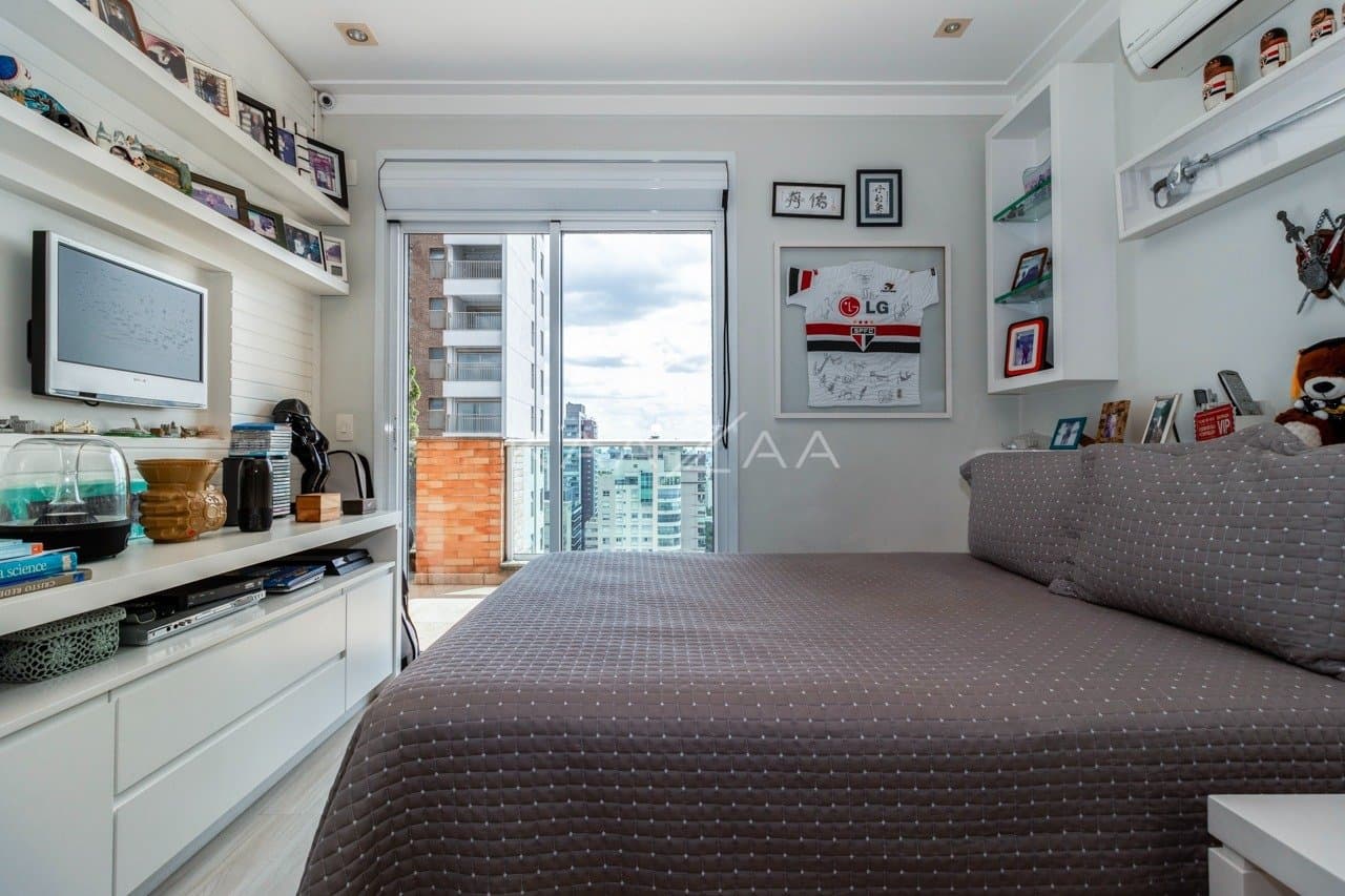 Rodeado de elegância, este apartamento em Moema tem localização cobiçada ao lado do Parque Ibirapuera. - Foto 44