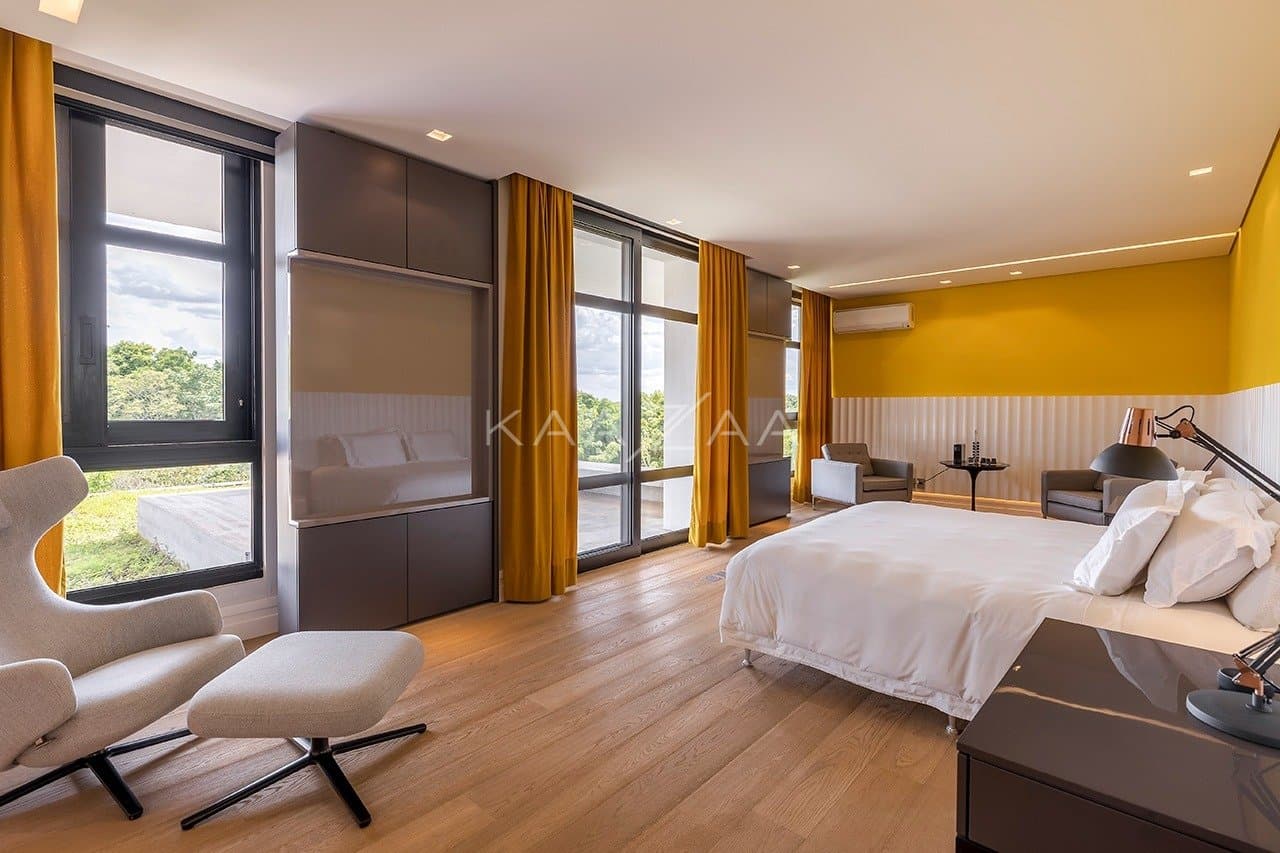 Projeto moderno, arrojado e com muita qualidade nos materiais. Casa na Quinta da Baroneza. - Foto 93