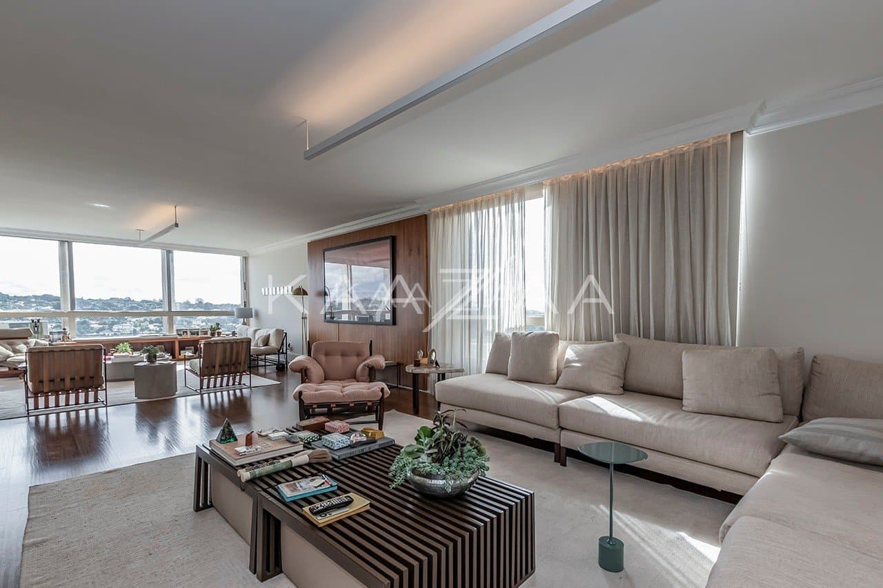 Ambientes amplos e iluminados, com vista panorâmica. Apartamento no Jardim Europa. - Foto 7