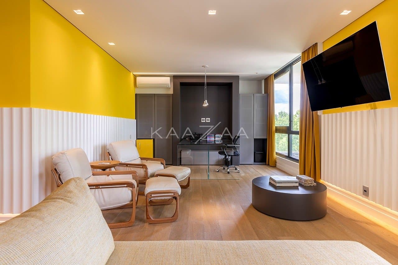 Projeto moderno, arrojado e com muita qualidade nos materiais. Casa na Quinta da Baroneza. - Foto 100