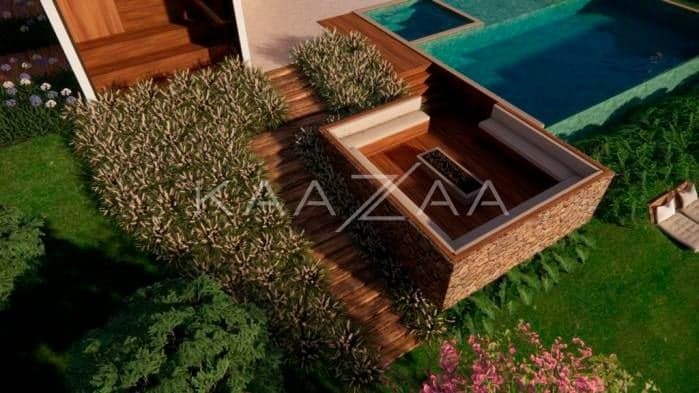 Um projeto de casa de campo feito para limpar a vista e se inspirar. No condomínio Quinta da Baroneza. - Foto 43