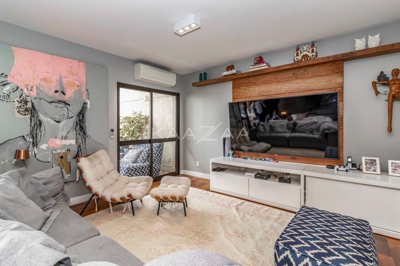 Apartamento duplex super charmoso e inspirador em Alto de Pinheiros. Em condomínio exclusivo com linda vista verde, ao lado do parque. - Foto 7