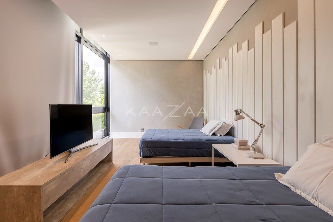 Projeto moderno, arrojado e com muita qualidade nos materiais. Casa na Quinta da Baroneza. - Foto 117