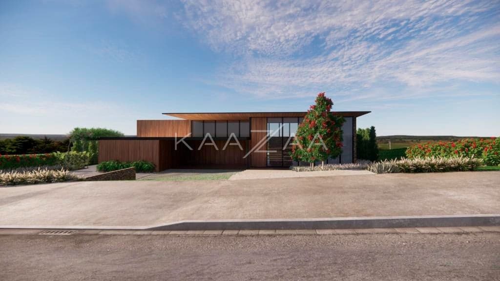 Um projeto de casa de campo feito para limpar a vista e se inspirar. No condomínio Quinta da Baroneza. - Foto 40