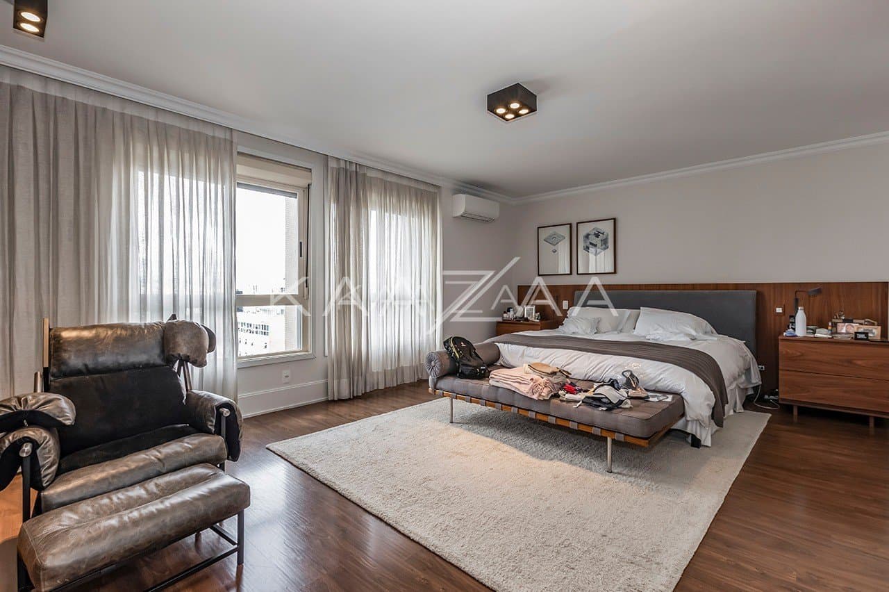 Ambientes amplos e iluminados, com vista panorâmica. Apartamento no Jardim Europa. - Foto 17