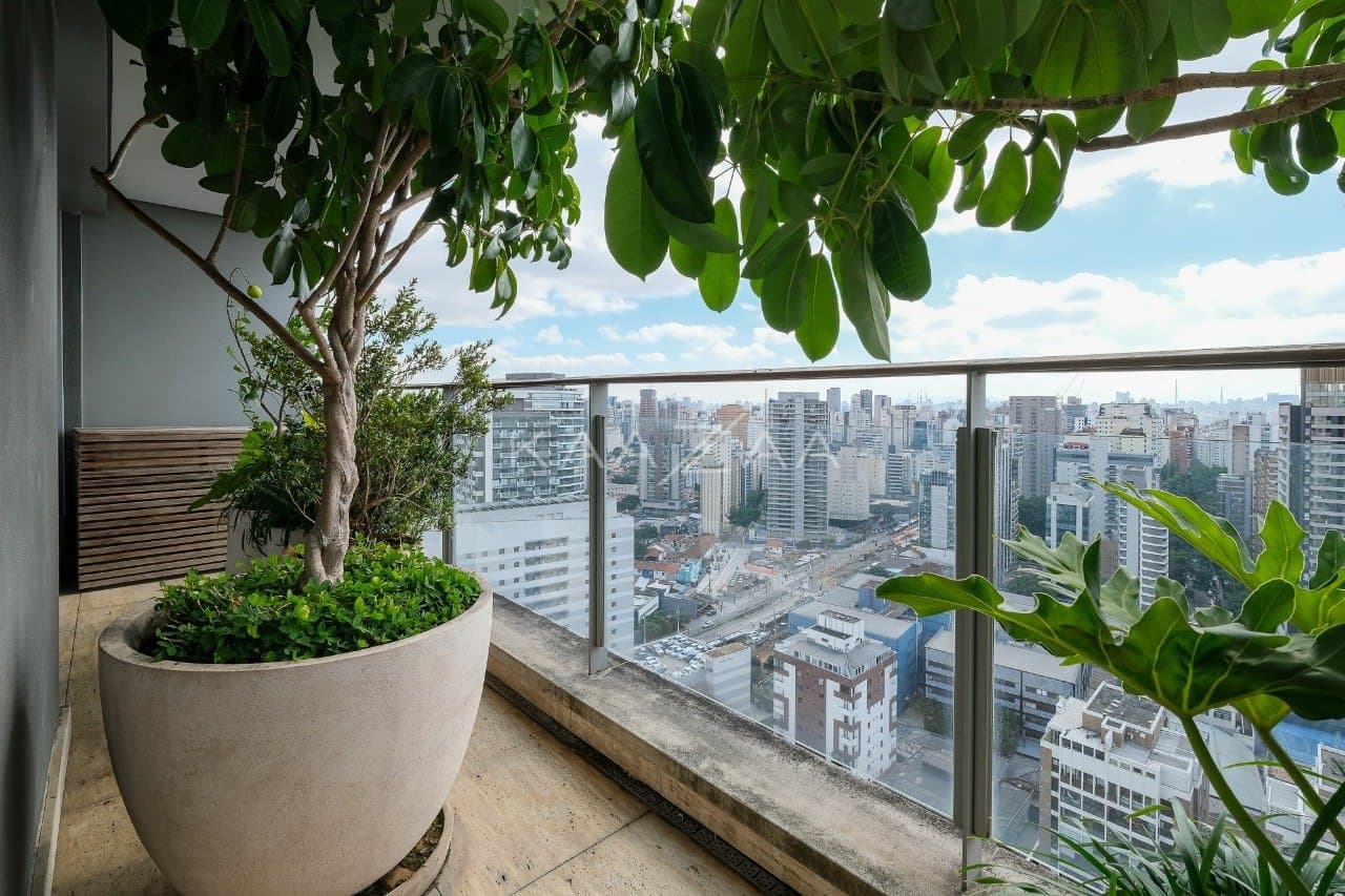 Fantástica cobertura na Vila Nova Conceição, com vista aberta e terraço delicioso. - Foto 28