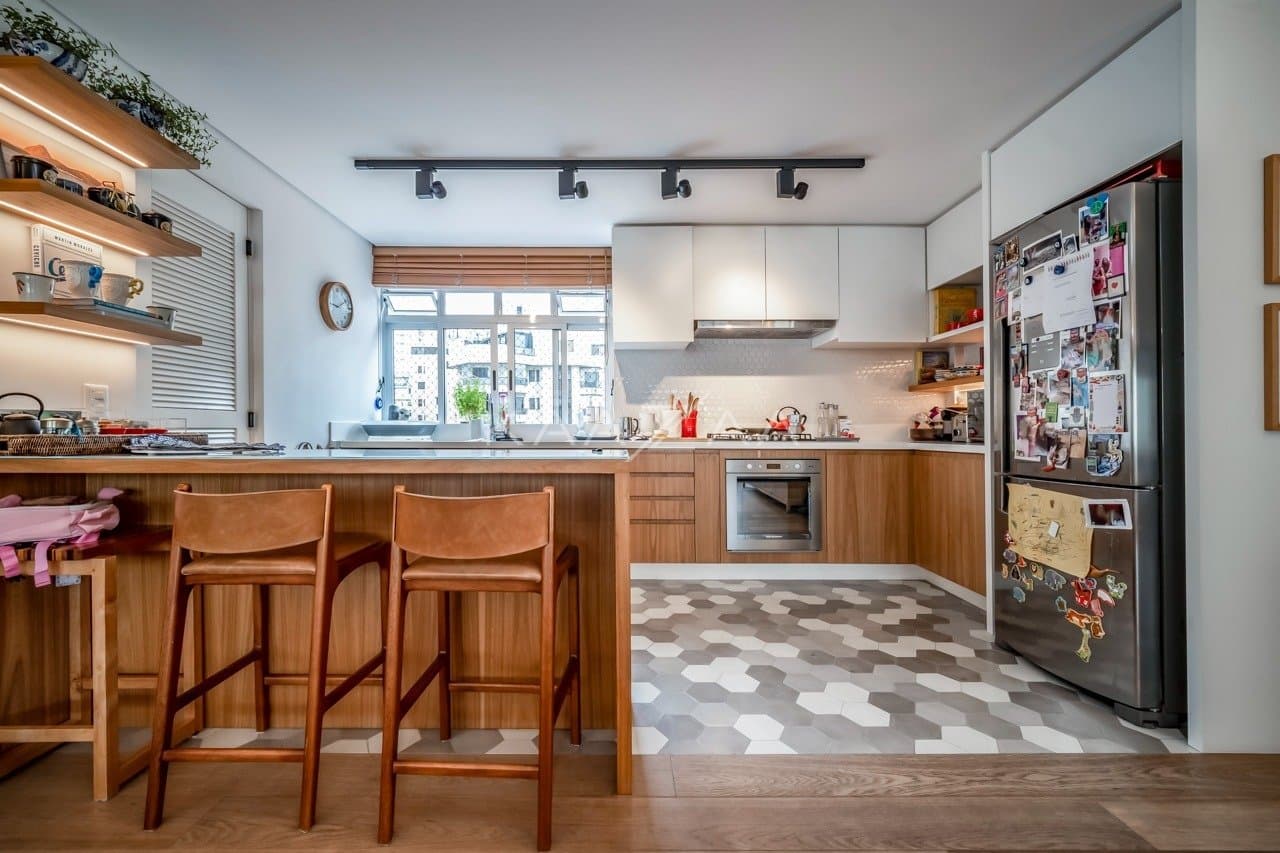 No Itaim Bibi, um apartamento lindíssimo com reforma de Marina Linhares e vista para o Parque do Povo - Foto 11