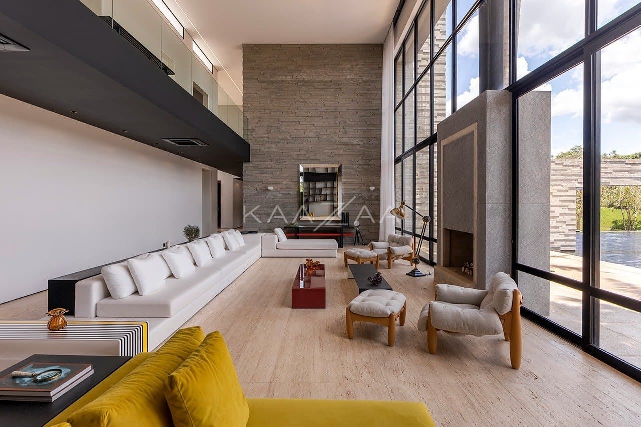Projeto moderno, arrojado e com muita qualidade nos materiais. Casa na Quinta da Baroneza. - Foto 64