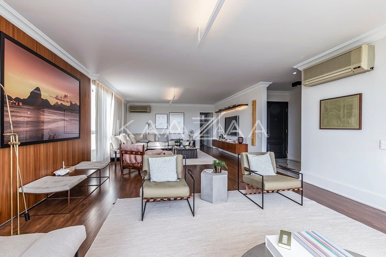 Ambientes amplos e iluminados, com vista panorâmica. Apartamento no Jardim Europa. - Foto 4