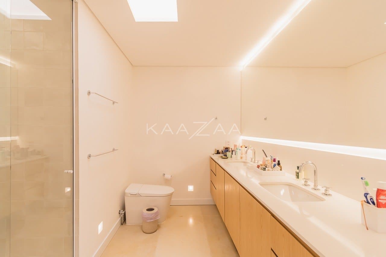 Tranquilidade e segurança, além de estilo e qualidade. Casa em condomínio no Jardim Guedala. - Foto 29