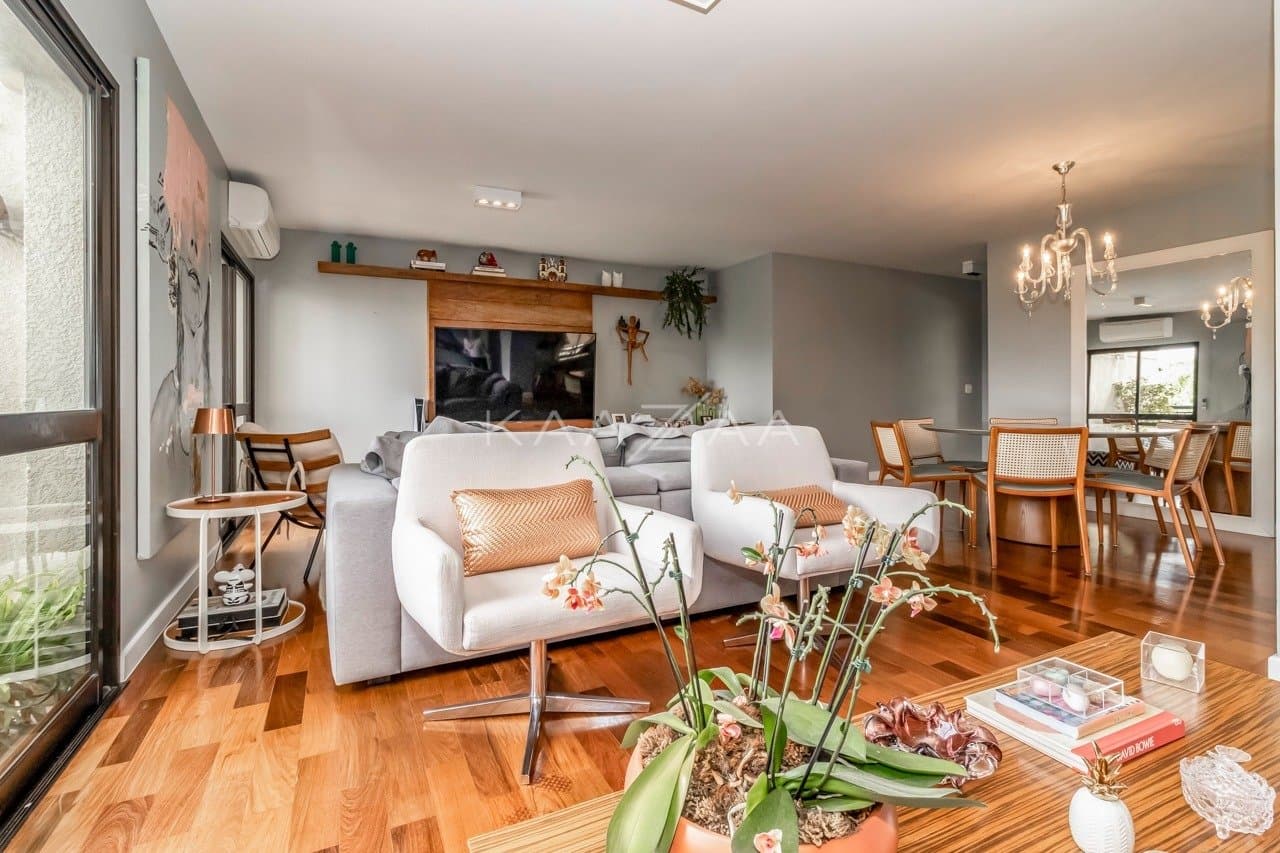 Apartamento duplex super charmoso e inspirador em Alto de Pinheiros. Em condomínio exclusivo com linda vista verde, ao lado do parque. - Foto 4