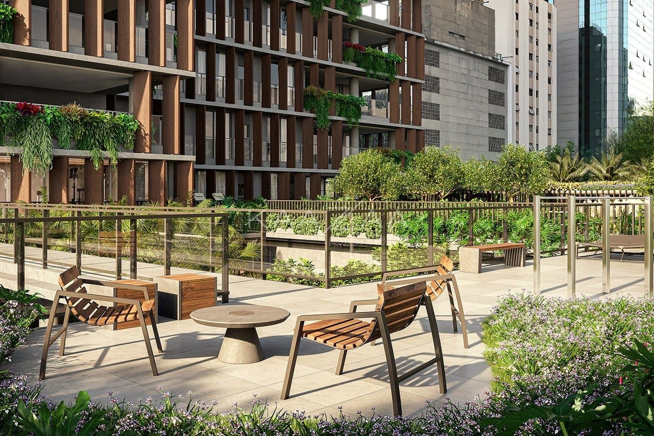 Apartamento com arquitetura de renome internacional neste projeto sustentável e inovador. Lançamento no Itaim Bibi. - Foto 16