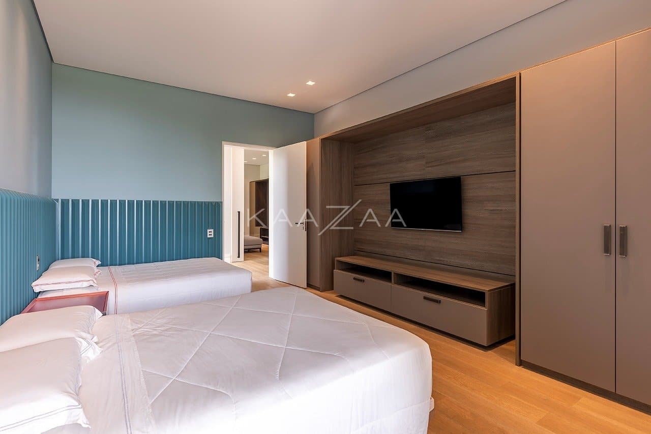 Projeto moderno, arrojado e com muita qualidade nos materiais. Casa na Quinta da Baroneza. - Foto 124