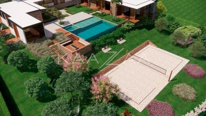 Um projeto de casa de campo feito para limpar a vista e se inspirar. No condomínio Quinta da Baroneza. - Foto 41