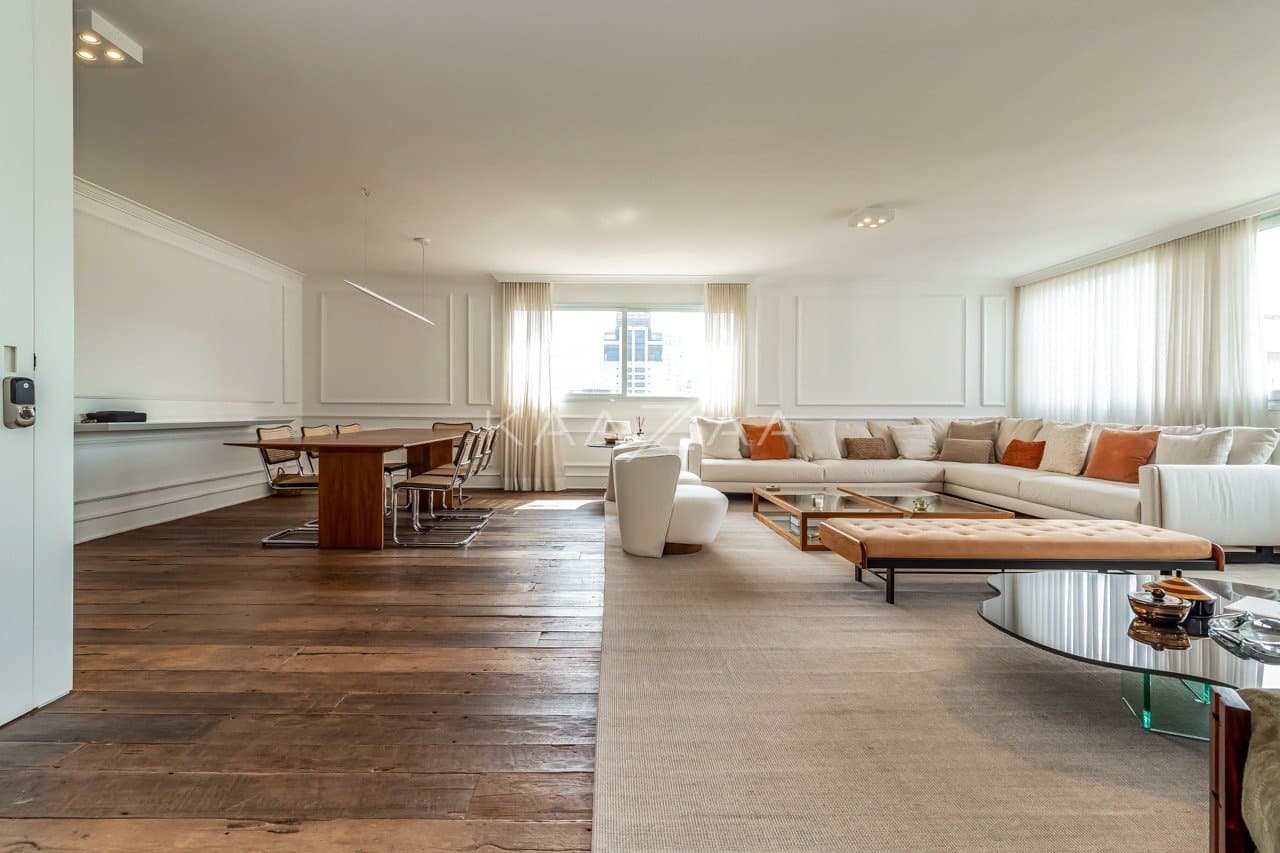 Elegância em estilo clássico: apartamento super iluminado no Itaim Bibi. - Foto 3
