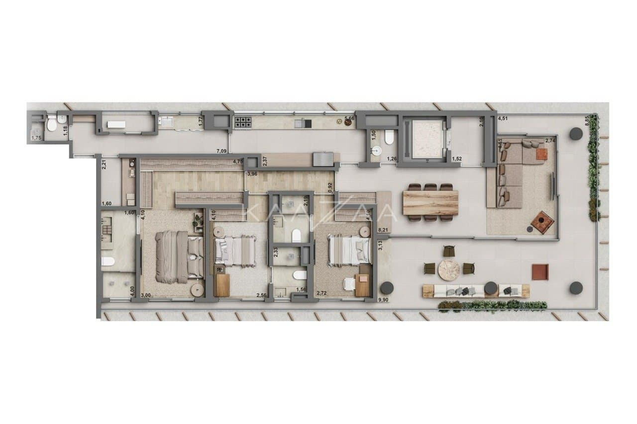 Apartamento com arquitetura de renome internacional neste projeto sustentável e inovador. Lançamento no Itaim Bibi. - Foto 23