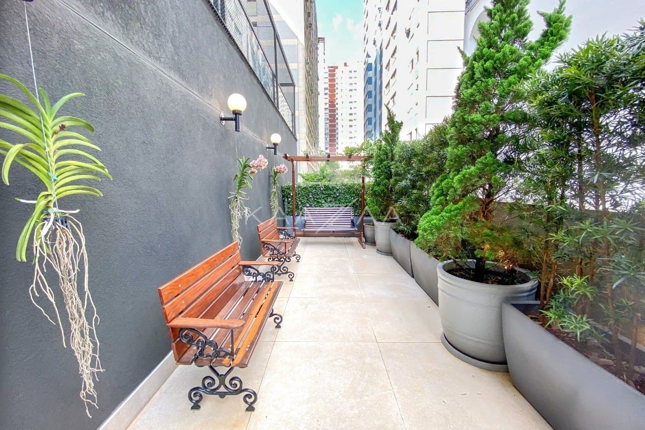 Moderno e aprazível, um apartamento com vista verde no Jardim Paulista. - Foto 8