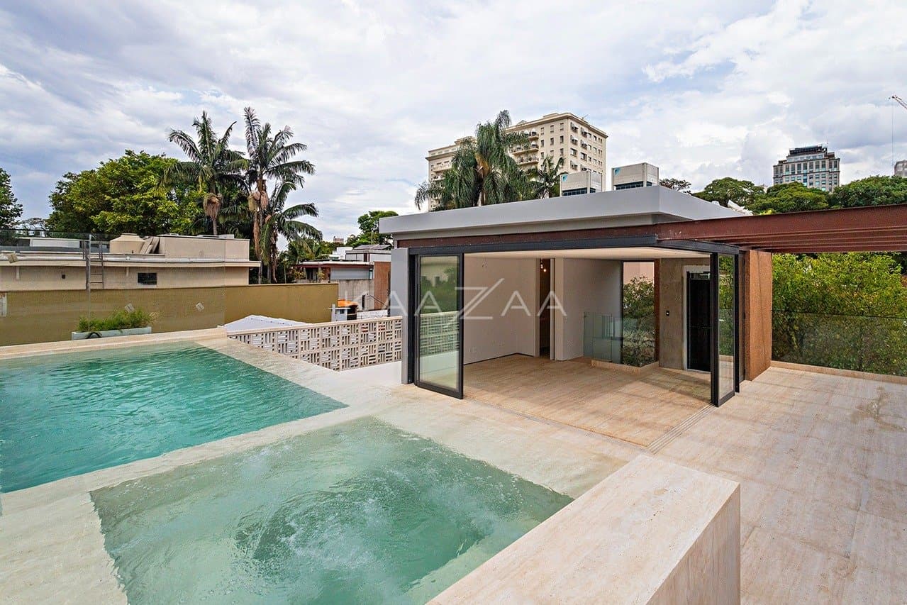Casa nova contemporânea em rua fechada próxima aos Clubes Pinheiros, Hebraica e Shopping Iguatemi - Foto 2