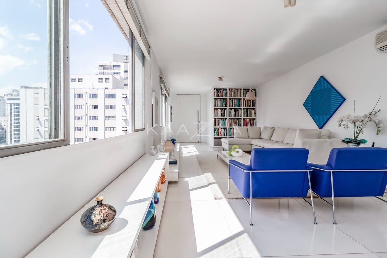 Apartamento reformado, ótima planta e muita luz natural. No miolo do Jardins. - Foto 5