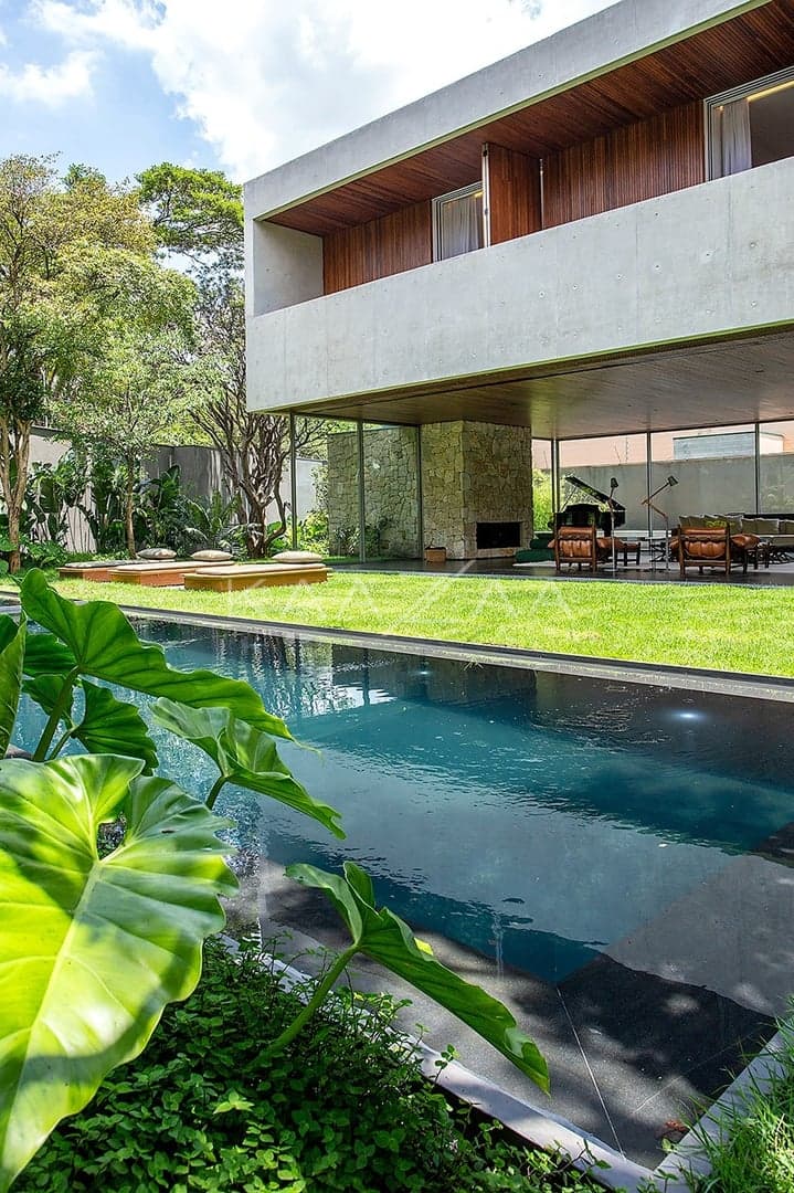 Contemporânea e toda mobiliada: casa com ambientes livres e jardim magnífico em rua fechada em Alto de Pinheiros. - Foto 13
