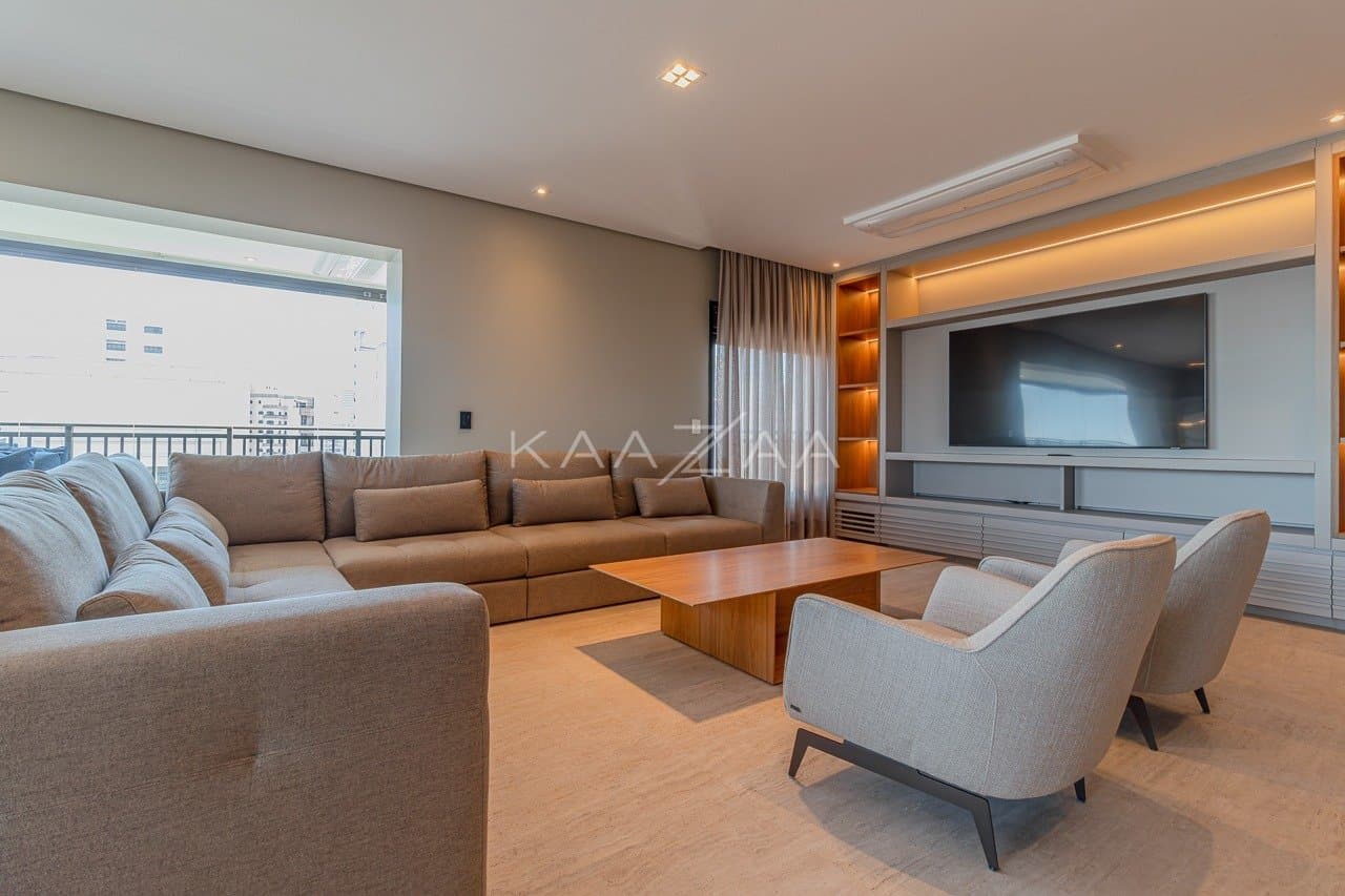 Apartamento novo e recém-entregue, com vista aberta para o skyline no Jardins. - Foto 4