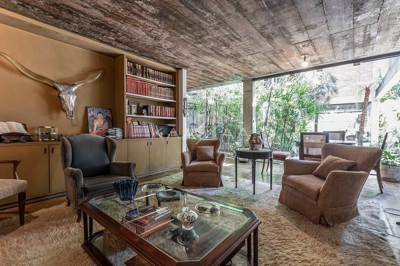Clima modernista, para contemplar a natureza em espaços sofisticados nesta casa em Cidade Jardim. - Foto 17