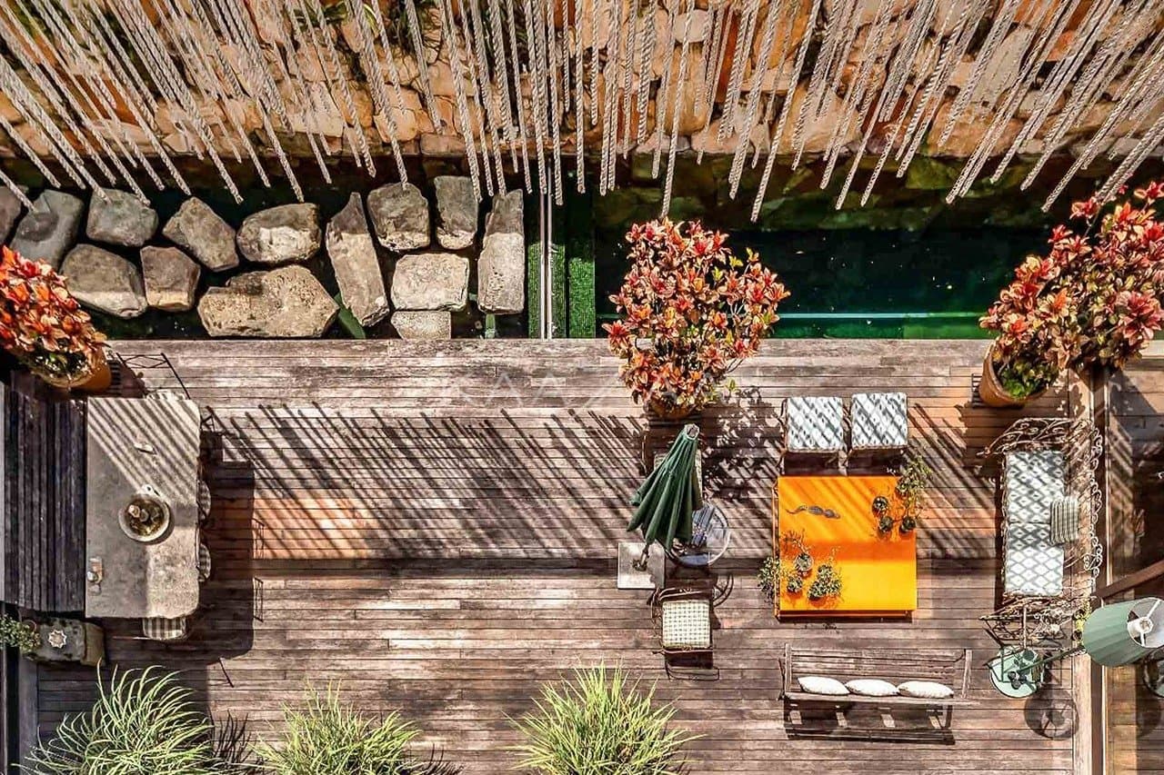 Casa apaixonante, que aproveita materiais naturais em seu projeto de ponta no Jardim Paulistano. - Foto 6