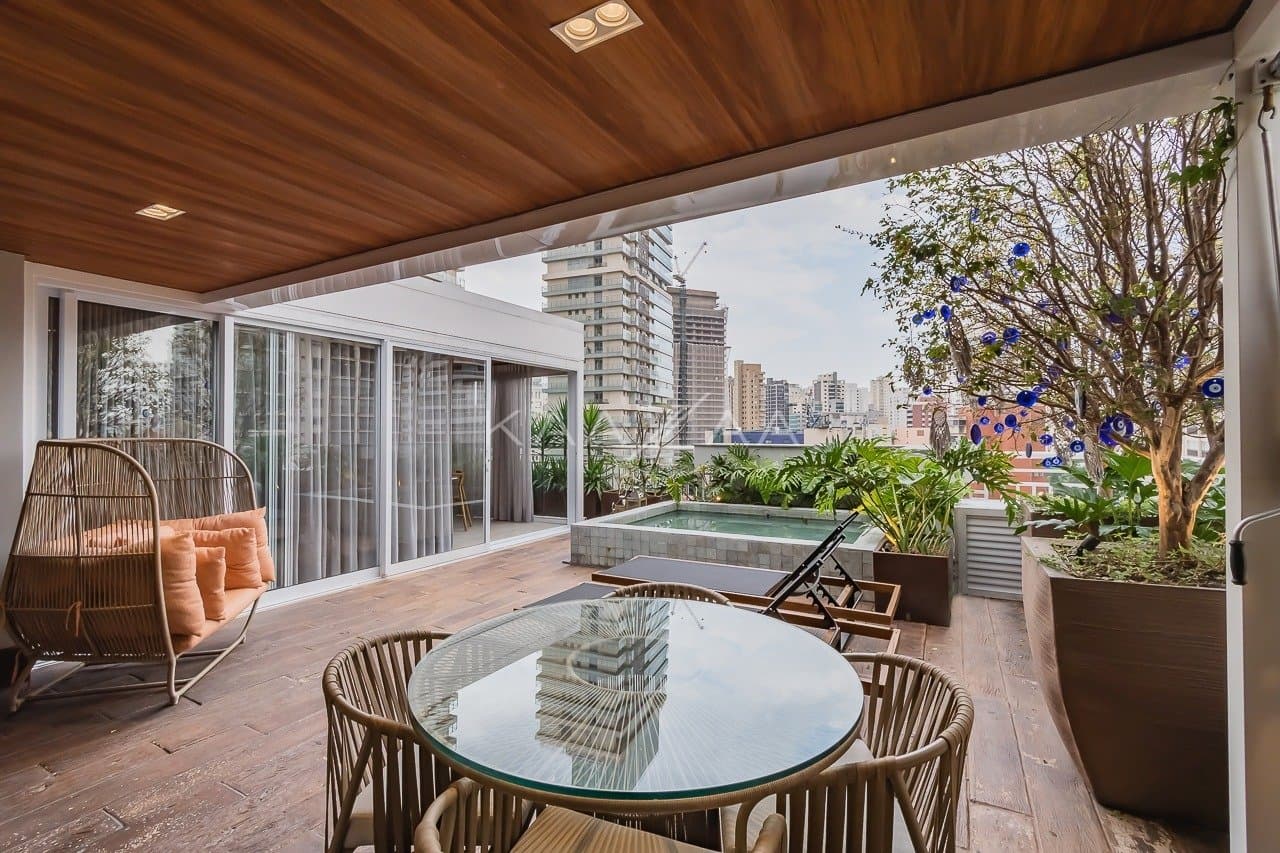 Ares descolados em apartamento duplex contemporâneo na Vila Nova Conceição. - Foto 2