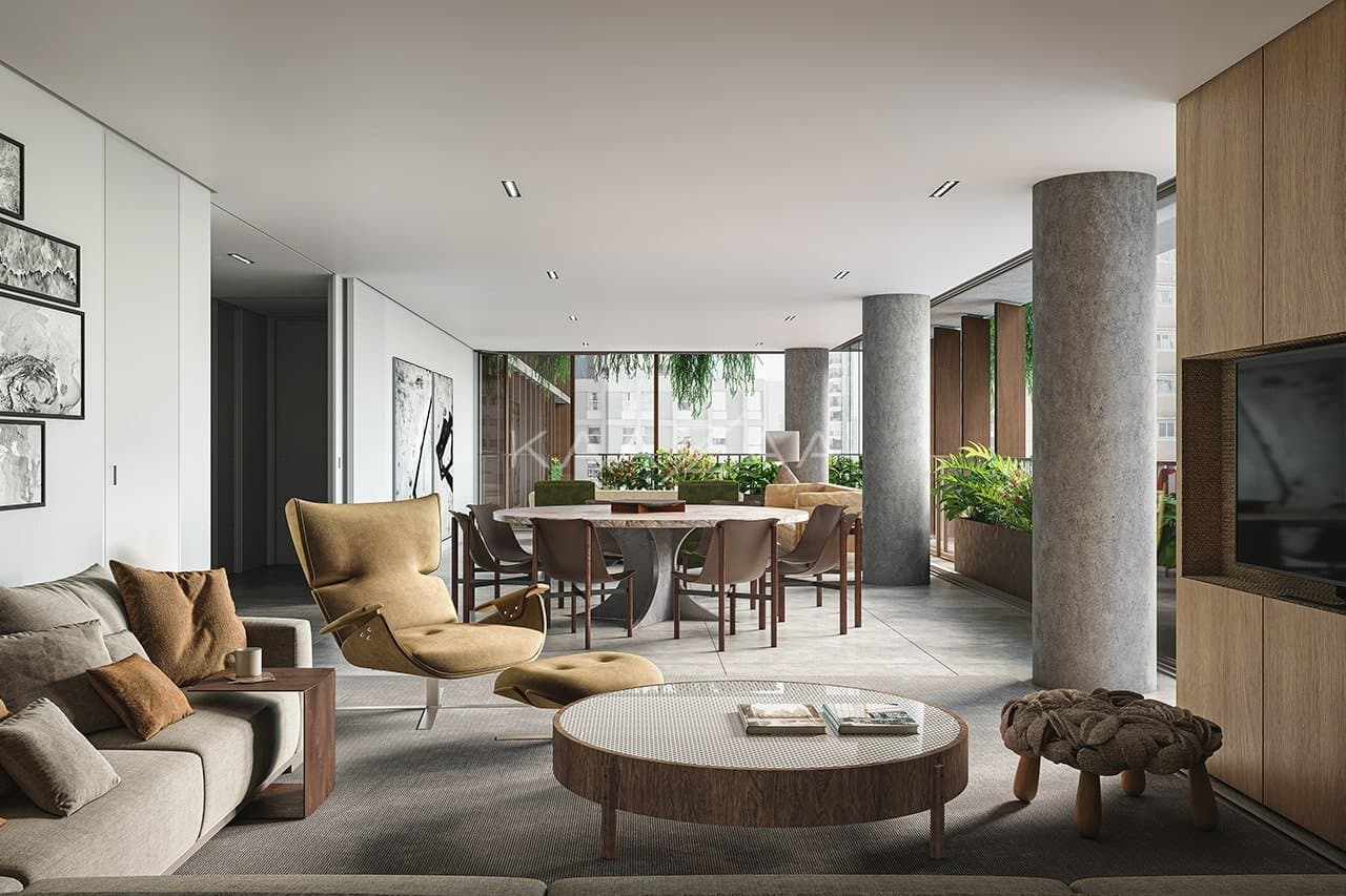 Apartamento com arquitetura de renome internacional neste projeto sustentável e inovador. Lançamento no Itaim Bibi. - Foto 9