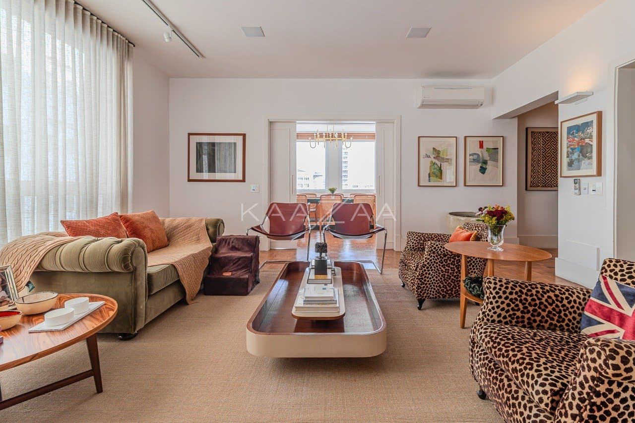 Apartamento reformadíssimo e semimobiliado para locação. No privilégio do coração dos Jardins. - Foto 5
