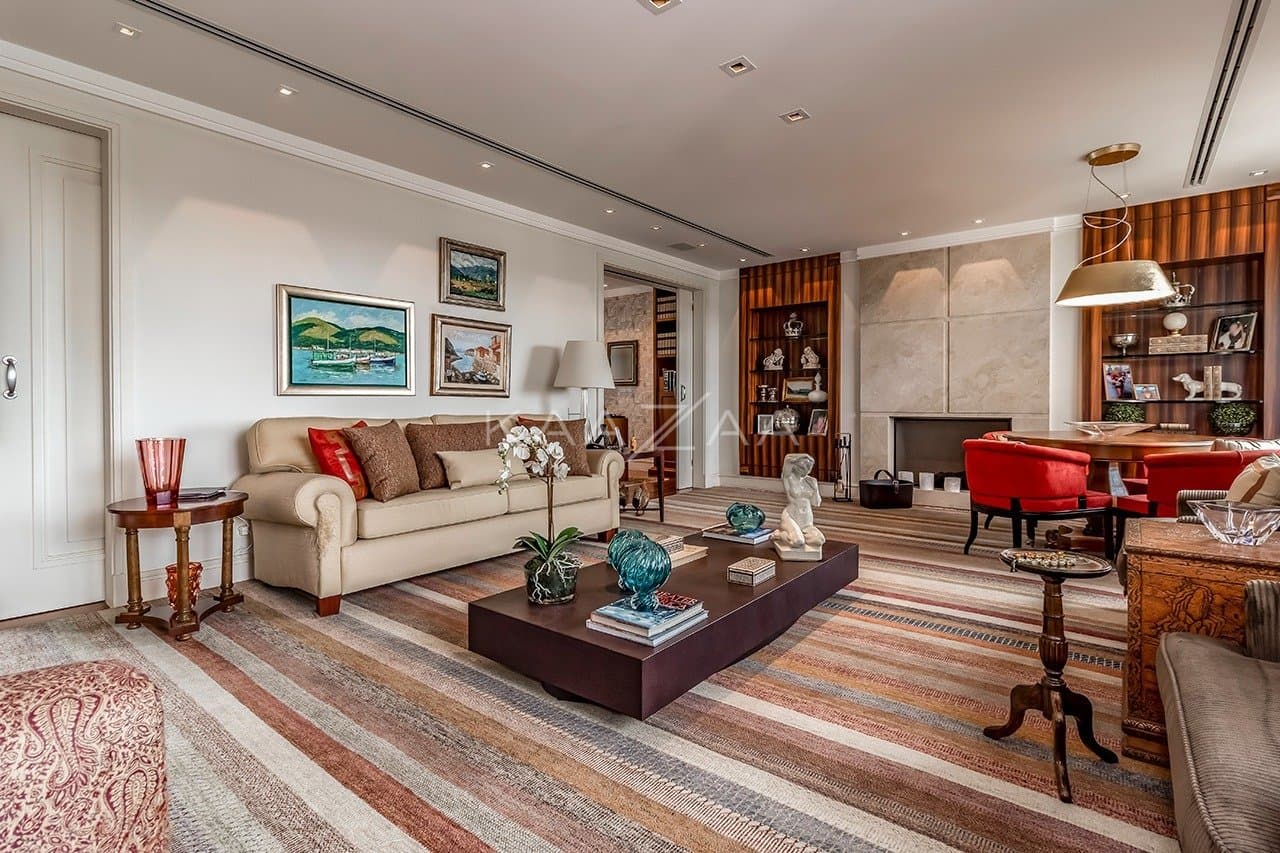 Ambientes suntuosos, planta ampla e vista panorâmica. Apartamento neoclássico no Jardim Guedala. - Foto 16