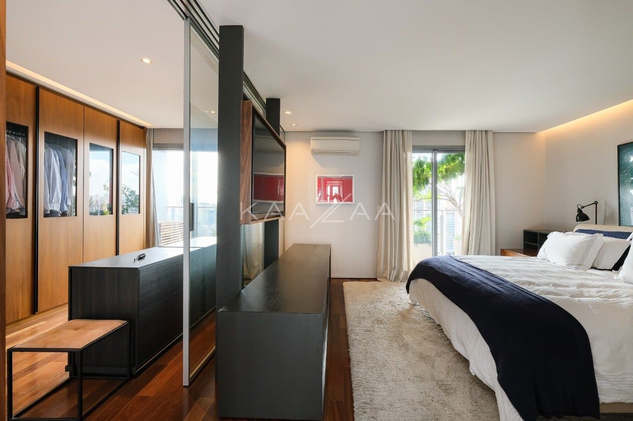 Fantástica cobertura na Vila Nova Conceição, com vista aberta e terraço delicioso. - Foto 24
