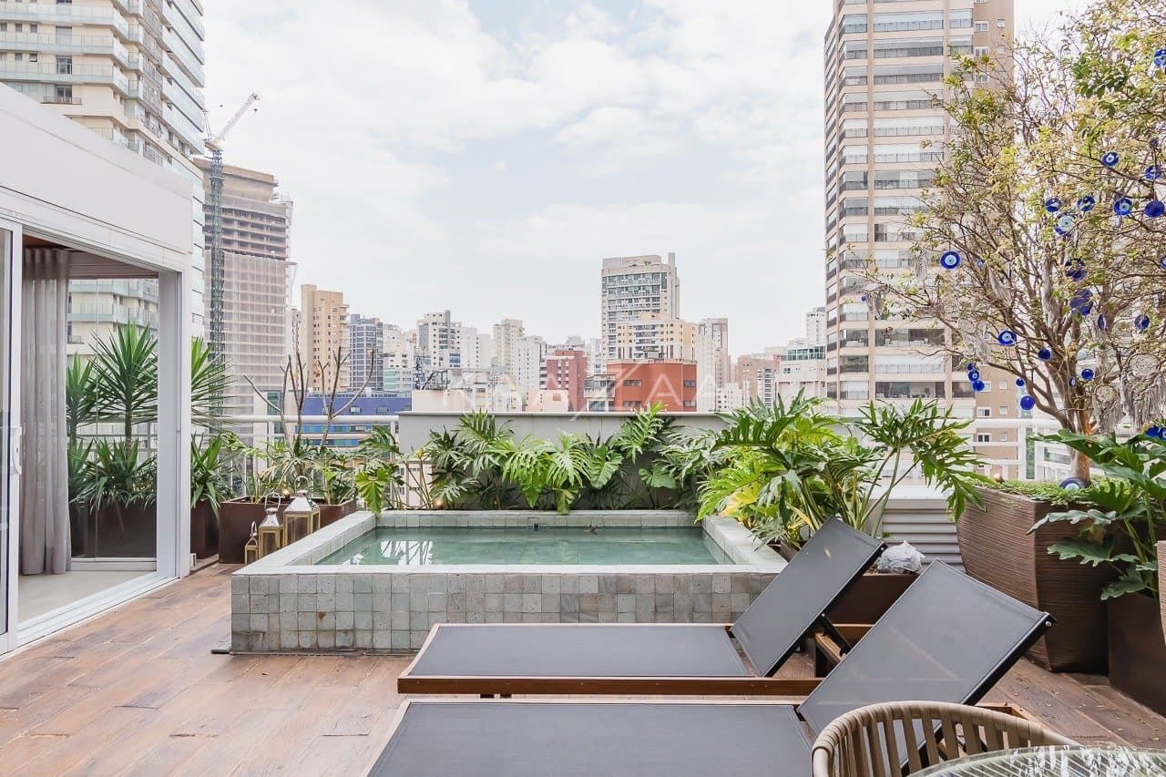 Ares descolados em apartamento duplex contemporâneo na Vila Nova Conceição. - Foto 1
