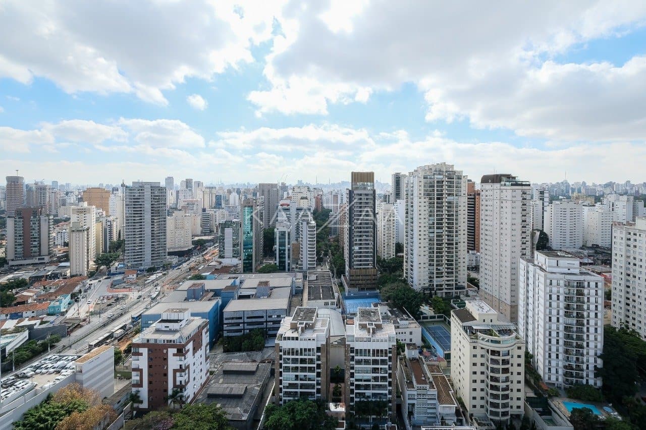 Fantástica cobertura na Vila Nova Conceição, com vista aberta e terraço delicioso. - Foto 11