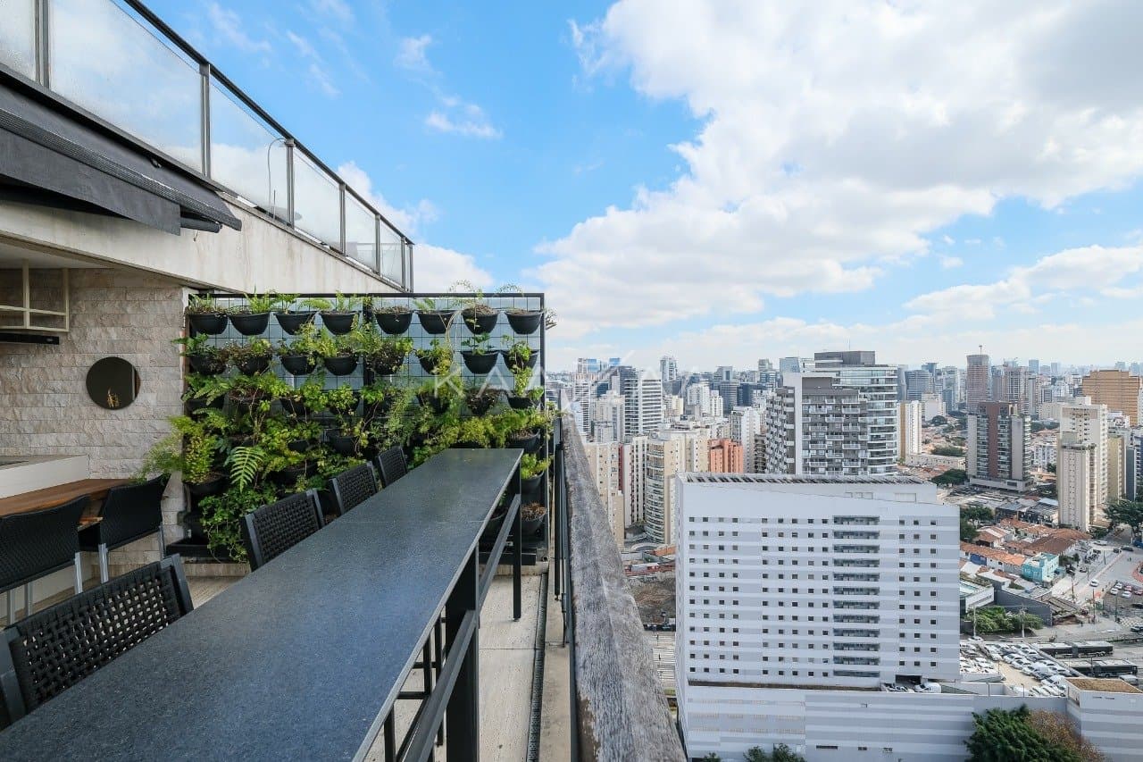 Fantástica cobertura na Vila Nova Conceição, com vista aberta e terraço delicioso. - Foto 5