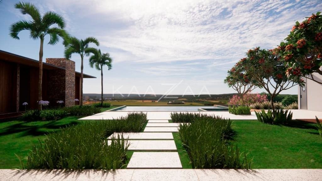 Um projeto de casa de campo feito para limpar a vista e se inspirar. No condomínio Quinta da Baroneza. - Foto 19
