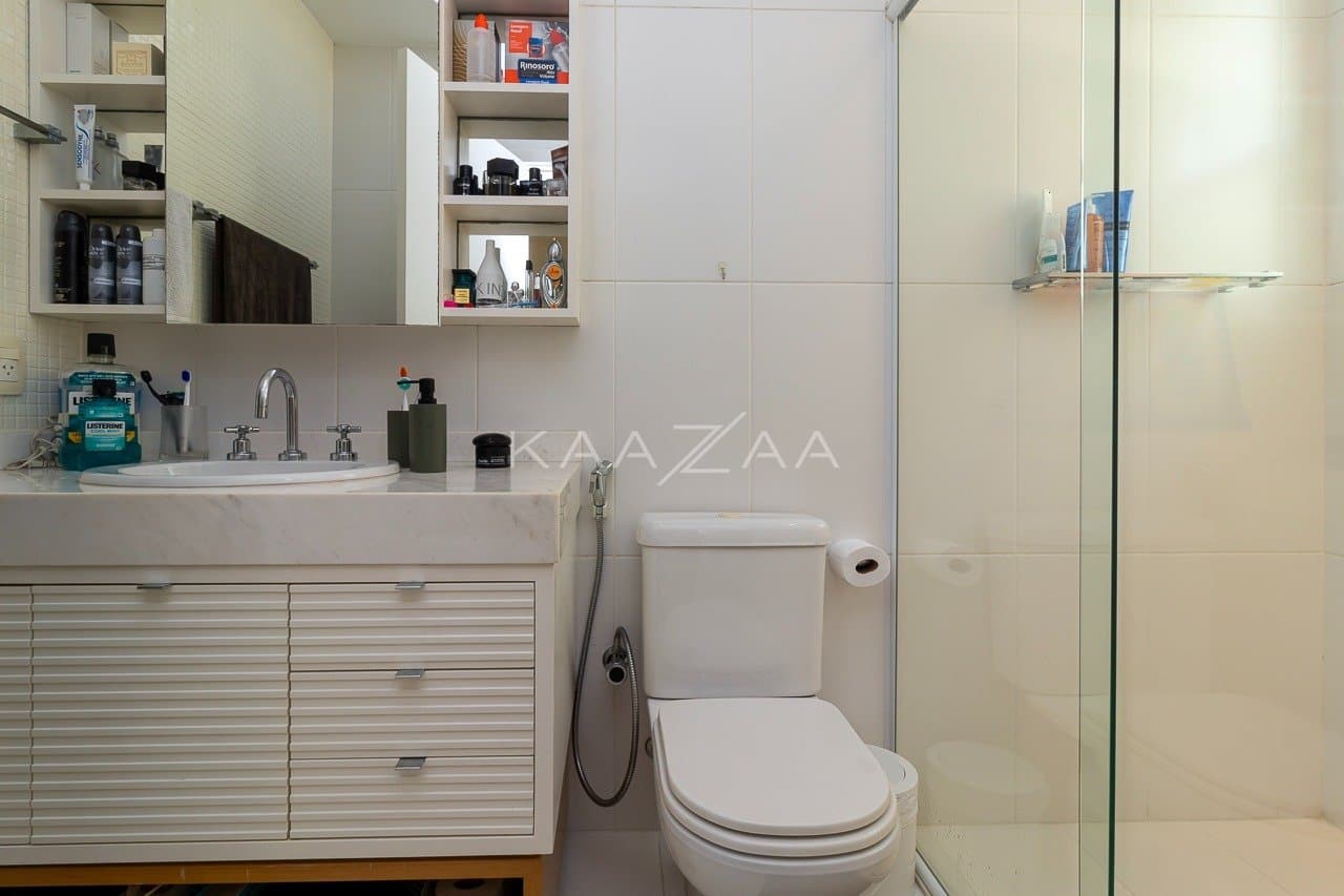 Apartamento perto do parque, em prédio com lazer em Alto de Pinheiros. - Foto 30