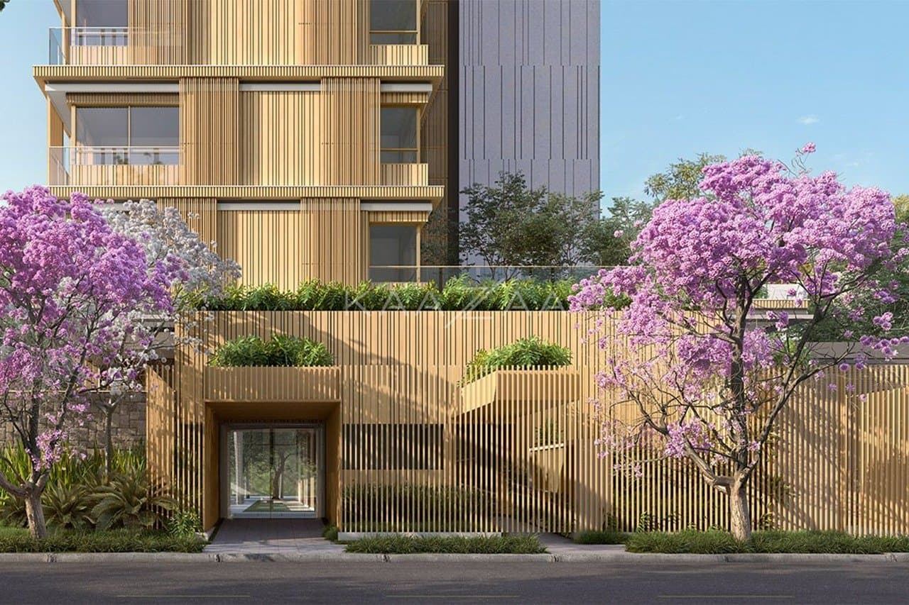 No Itaim Bibi, projeto belíssimo, rico em marcenaria e muito verde. Rodeado de lazer, com design elegante e arquitetura de autor. - Foto 4