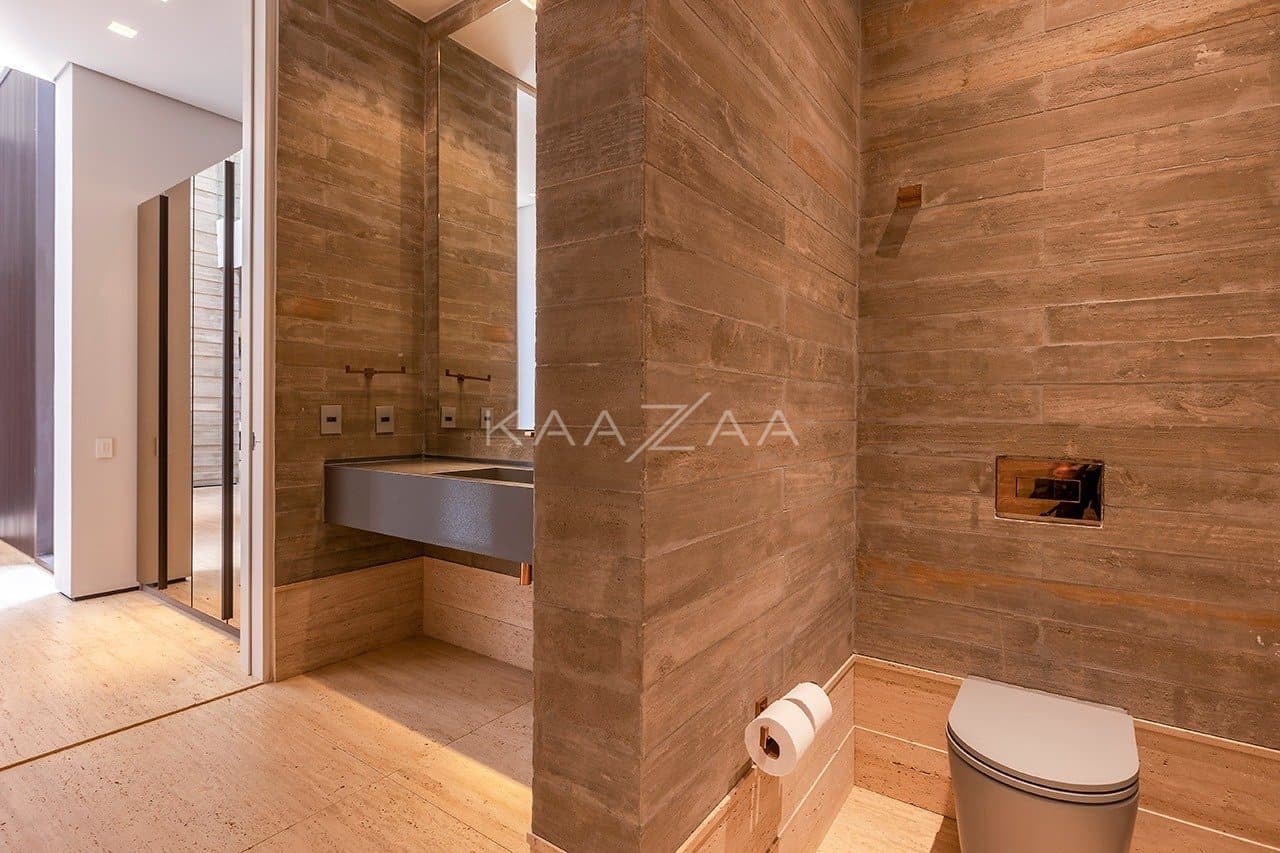 Projeto moderno, arrojado e com muita qualidade nos materiais. Casa na Quinta da Baroneza. - Foto 70